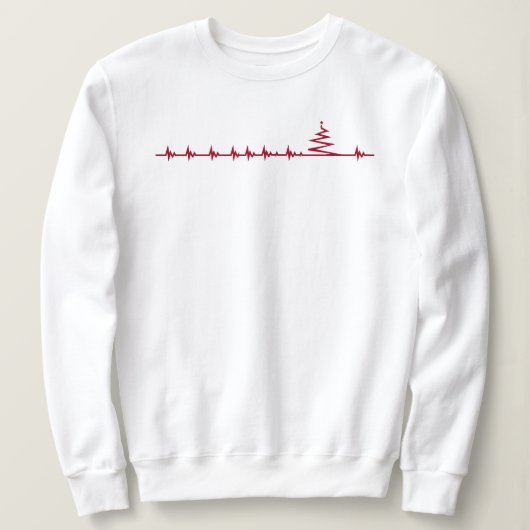 Christmas Heartbeat Sweatshirt (Design vorne)