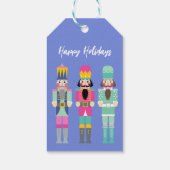 CHRISTMAS HELLE FARBEN NUTCRACKER GIFT STICKER GESCHENKANHÄNGER (Rückseite)