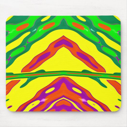 ~ CHRISTMAS ~ helles Fraktal ~ Mousepad (Vorne)