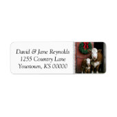 Christmas Hereford Cow and Calf (Vorne)