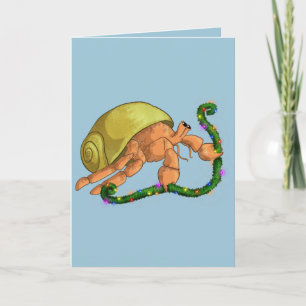 Christmas Hermit Feiertagskarte