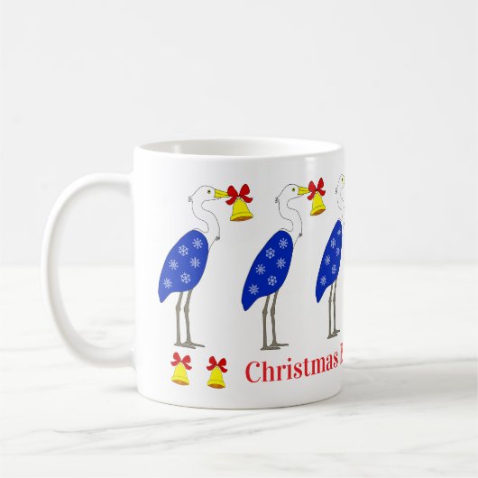 Christmas Herons Mug Kaffeetasse (Links)