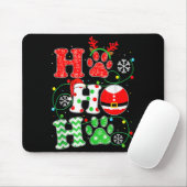 Christmas Ho Ho Ho Dog Paw Gift For Dog Lover Funn Mousepad (Mit Mouse)