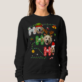 Christmas Ho Ho Ho Golden Retriever 351 Sweatshirt