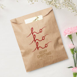 Christmas Ho Ho Ho Papiertasche Geschenktütchen