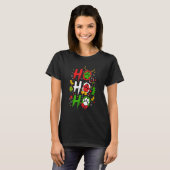 Christmas Hoho Dog Paws T-Shirt (Vorne ganz)