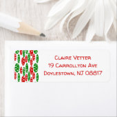 Christmas Holey Ovals (Insitu)