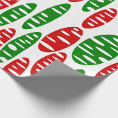 Christmas Holey Ovals Geschenkpapier (Ecke)