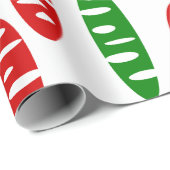 Christmas Holey Ovals Geschenkpapier (Rolleneckpunkt)