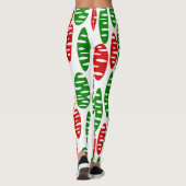 Christmas Holey Ovals Leggings (Rückseite)