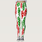 Christmas Holey Ovals Leggings (Vorderseite)