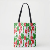 Christmas Holey Ovals Tasche (Vorderseite)