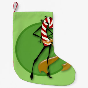 CHRISTMAS HOLIDAY CANDY CANE LADY STRUMPF KLEINER WEIHNACHTSSTRUMPF