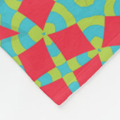 Christmas Holiday Charm Pattern Fleecedecke (Ecke)