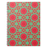 Christmas Holiday Charm Pattern  Notizblock (Vorderseite)