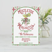 Christmas Holiday Cocktail Party Invitation Einladung (Stehend Vorderseite)