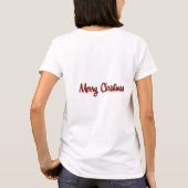 Christmas Holiday Cute Candy Peppermint T-Shirt (Rückseite)