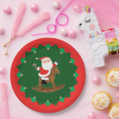 Christmas Holiday Equestrian Party Pappteller (Party)