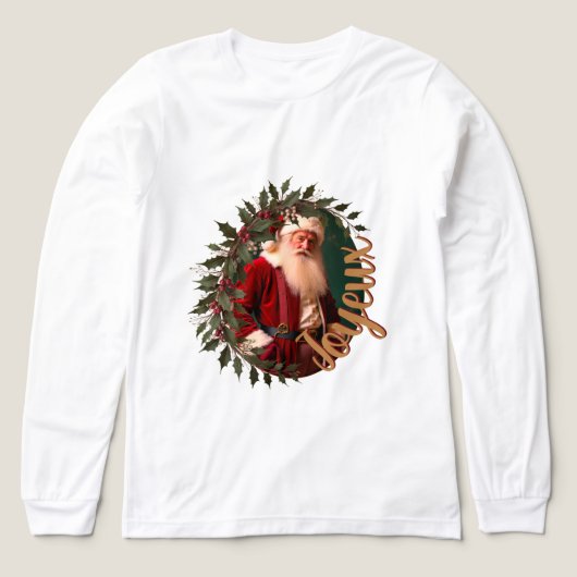 Christmas Holiday Fashions Tri-Blend Shirt (Design Vorderseite)