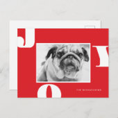 CHRISTMAS HOLIDAY FOTO | Weihnachtsfreude Postkarte (Vorne/Hinten)