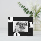 CHRISTMAS HOLIDAY FOTO | Weihnachtsfreude Postkarte (Stehend Vorderseite)