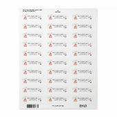 Christmas Holiday Gift  Address Label (Vorne)