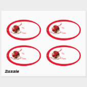 Christmas Holiday Gift Tag Stickers (Blatt)