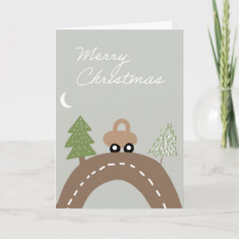 Christmas Holiday greeting card Karte