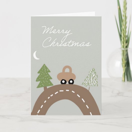 Christmas Holiday greeting card Karte (Vorderseite)