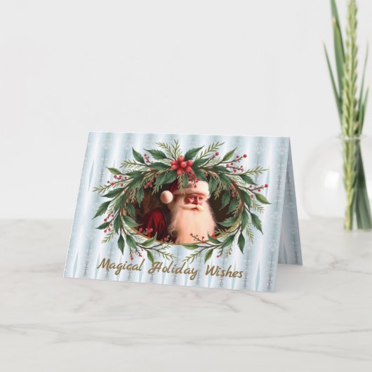 Christmas Holiday Greetings Karte (Vorderseite)