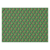 Christmas Holiday holly leaf pattern tablecloth Tischdecke (Vorderseite (Horizontal))