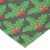 Christmas Holiday holly leaf pattern tablecloth Tischdecke (Schrägansicht)