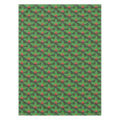 Christmas Holiday holly leaf pattern tablecloth Tischdecke (Vorderseite)