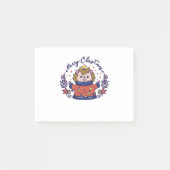 CHRISTMAS HOLIDAY IGEL POST-IT KLEBEZETTEL (Vorderseite)