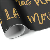 Christmas Holiday Joy text  Geschenkpapier (Rolleneckpunkt)