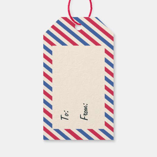 CHRISTMAS HOLIDAY MAIL GESCHENKANHÄNGER (Rückseite)