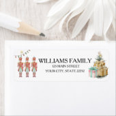 Christmas Holiday Nutcracker Address Label (Insitu)