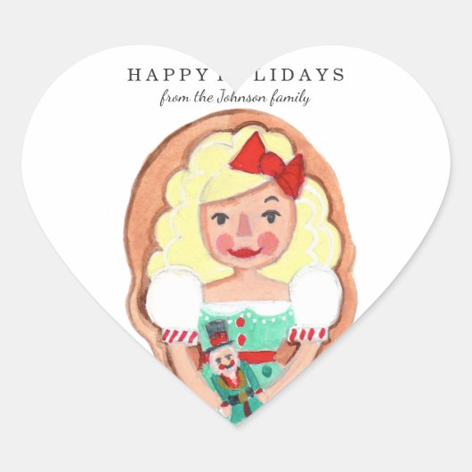 Christmas Holiday Nutcracker Clara | Aufkleber (Vorderseite)