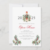 Christmas Holiday Nutcracker Open House Party Einladung (Vorderseite)