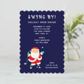 Christmas Holiday Open House Invitations Einladung (Stehend Vorderseite)