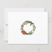 Christmas Holiday Open House Party Invitation (Rückseite)