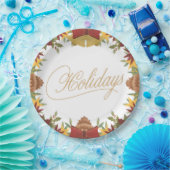 Christmas Holiday Paper Plates – Festive Dinner Pappteller (Party)