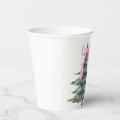 Christmas Holiday Party Oh What Fun Pink Pappbecher (Rechts)