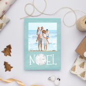 Christmas Holiday Photo Simple Beach Noel Feiertagspostkarte