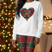Christmas Holiday Red & Green Tartan Pattern Leggings