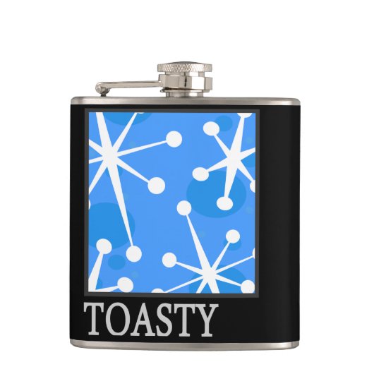 CHRISTMAS HOLIDAY SNOWFLAKE PATTERN FLASK FLACHMANN (Vorderseite)