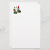 Christmas Holiday Stationery Paper Briefpapier (Vorne/Hinten)