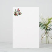 Christmas Holiday Stationery Paper Briefpapier (Stehend Vorderseite)