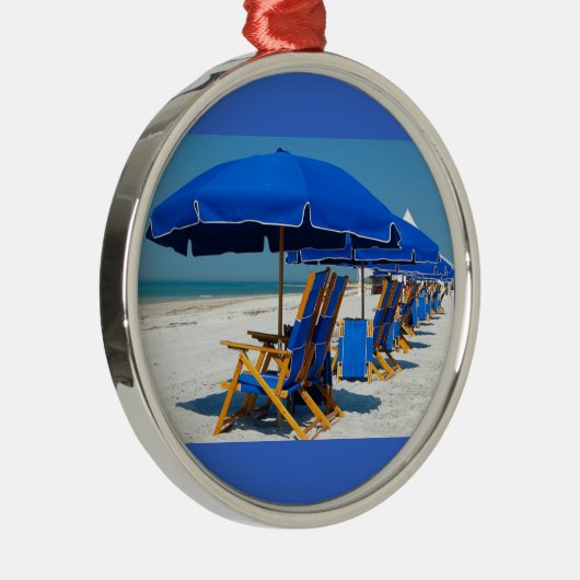 CHRISTMAS HOLIDAY STRANDSTRAND ORNANATION ORNAMENT AUS METALL (Rechts)