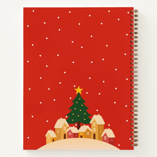 Christmas Holiday Traditions Notebook Lined Notizblock (Rückseite)